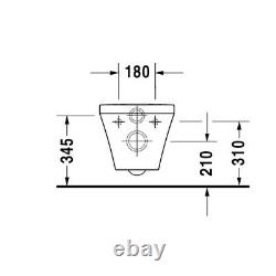 Duravit Durastyle Rimless Wall Hung Toilet