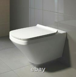 Duravit Durastyle Square Bathroom Wall Hung Mounted Toilet 2552090000