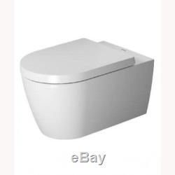 Duravit ME by Philippe Starck wall hung rimless wc toilet pan + seat 252909000