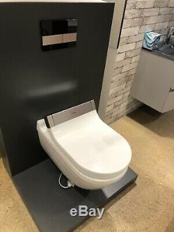 Duravit SensoWash Starck E Shower Toilet Seat with Wall Hung Starck 3 WC