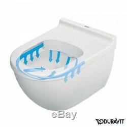 Duravit Starck 3 Rimless Wall Hung Toilet Pan & Soft Close Seat