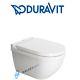 Duravit Starck 3 Wall Hung Rimless Toilet Pan With Soft Close Seat 2in1 Set