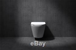 Durovin Bathrooms White 483x365mm XCeramic Luxury Wall Hung Toilet