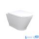 Eco Rimless Wall Hung Toilet Pan & Geberit 1.12m Concealed Cistern Frame Wc Unit