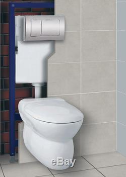 Eacon Wall Hung Pan Frame & Concealed Cistern and Dual Flush 1200mm