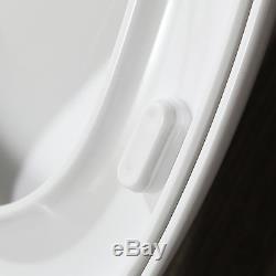 Egg Shaped Wall Hung Ceramic Toilet Bathroom Soft Close Coupled Short Projection