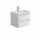 Essence Wc Toilet White Bathroom Cabinet Vanity Unit Double Sink Drawer Storage