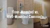 Floor Mounted Commode Vs Wall Mounted Commode