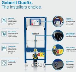 GEBERIT DUOFIX 1.12m SET 3in1 WALL HUNG WC TOILET FRAME UP320 SIGMA CISTERN