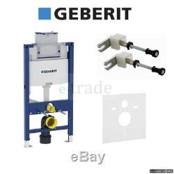 GEBERIT DUOFIX 98CM OMEGA 3in1 WALL HUNG WC TOILET FRAME CISTERN +BRACKETS +MAT