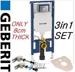 GEBERIT UP720 8cm WALL HUNG WC TOILET FRAME SIGMA CISTERN CONCEALED BRACKETS MAT