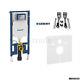 Geberit Up720 Wall Hung Wc Toilet Frame 8cm Sigma Cistern Concealed+brackets+mat