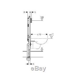 GEBERIT UP720 WALL HUNG WC TOILET FRAME 8cm SIGMA CISTERN CONCEALED+BRACKETS+MAT