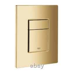 GROHE 1.13m Wall Hung Concealed Cistern WC Toilet Frame with Brass Flush Plate