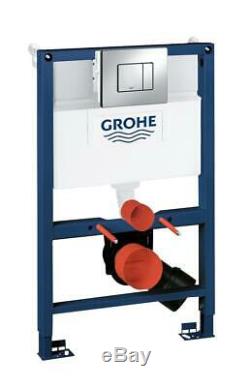 GROHE 38773000 Rapid Sl 3-In-1 Set For Wall-Hung Toilet, 0.82 M Wall Brackets