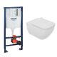 Grohe Edge Wall Hung Bathroom Toilet Soft Close Seat Concealed Frame Cistern