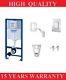 Grohe Rapid Sl 5in1 Toilet Concealed Cistern Frame+chrome Dual Flush Button