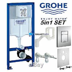 Details about   GROHE Rapid SL Fresh 5in1 Toilet CISTERN WC FRAME SKATE COSMOPOLITAN 38827000 
