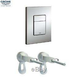GROHE Rapid SL 0.82m Toilet Frame 38772 + Wall Hung Toilet Pan & SC Seat Pack