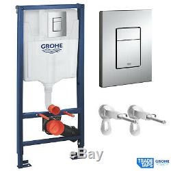 GROHE Rapid SL 1.13m 3 in 1 Set Concealed Cistern Frame Wall Hung WC Toilet