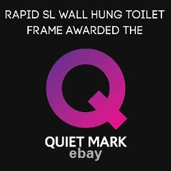 GROHE Rapid SL 4in1 Wall Hung WC Toilet Concealed Cistern Frame Dual Flush Plate