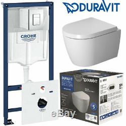 GROHE Rapid SL Frame 5in1+DURAVIT ME Rimless WC Toilet Soft Clos Seat 45300900A1