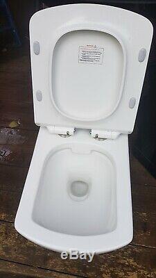 GROHE Wall Hung Bathroom Toilet Soft Close Seat Concealed Frame Cistern