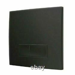 Galaxy Concealed Wc Wall Hung Toilet Cistern Frame With Black Dual Flush Plate
