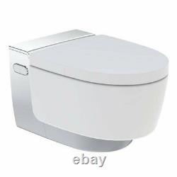Geberit Aquaclean Mera Comfort Wall Hung Shower Toilet Gloss White/Chrome