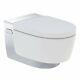 Geberit Aquaclean Mera Comfort Wall Hung Shower Toilet Gloss White/chrome