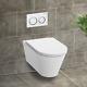 Geberit Duofix 0.82m Concealed Cistern Frame & Rak Rimless Wall Hung Toilet Wc