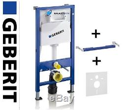 Geberit Duofix Basic Up100 Delta Wc Toilet Cistern Frame + Brackets + Wc Bend