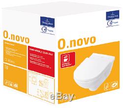 Geberit Duofix Delta Wc Frame + V&b O. Novo Direct Flush Toilet Pan 6in1 Set