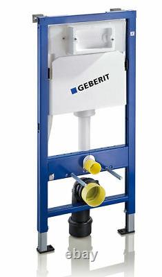 Geberit Duofix Up100 Frame +flush Plate+wall Hung Wc Rimless Soft Closing Toilet