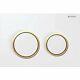 Geberit Kappa21 Dual Flush Plate White/gold For Up200 Kappa Concealed Cistern