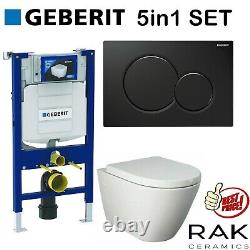 Geberit Sigma Up320 Cistern 0.98m Concealed Wc Frame Rimless Wall Hung Toilet