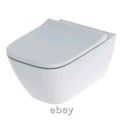 Geberit Smyle Square Grab and Go Rimless Wall Hung Toilet Pack 500.683.00.2