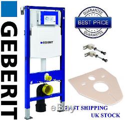 Geberit UP320 1.12m WC WALL HUNG TOILET FRAME wall brackets and mat