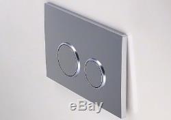Geberit UP320 wc wall hung toilet frame + pan + flushplate + brackets + mat