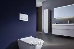 Geberit UP720 1.14m 8cm WC Wall Hung Toilet Frame, Flushplate brackets mat slim