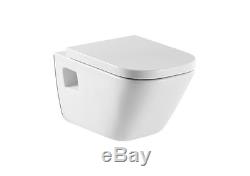 Geberit Up320 Sigma Wc Frame+ Roca Gap Wall Hung Toilet Pan With Soft Close Seat