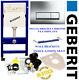 Geberit Wc Wall Hung Toilet Frame With Bright Chrome Plate, Brackets & Mat