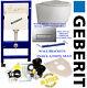 Geberit Wc Wall Hung Toilet Frame With Rimless Pan, Chrome Plate, Brackets & Mat