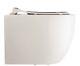 Glide Ii Gloss White Wall Hung Short Projection Rimless Toilet & Soft Close Seat