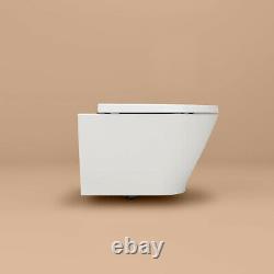 Grohe 0.82m Concealed Cistern Wc Frame Galaxy Blade Rimless Wall Hung Toilet Pan