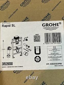 Grohe 38526000 Rapid SL 0.82m Support Frame for Wall Hung WC