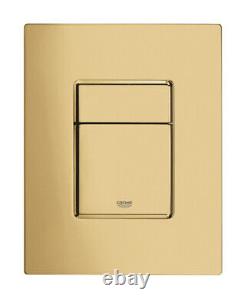 Grohe 38732GNO Gold Brushed Brass Plate Wc Frame 1.12 Rimless Toilet Wall Hung P