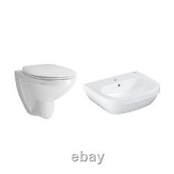 Grohe Bau Ceramic Wall Hung Toilet and Basin Suite