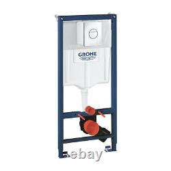 Grohe Concealed Wc Toilet Cistern Frame 3886020A Nova Chrome Flush Plate 3in1 Se