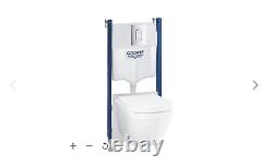 Grohe Euro Ceramic Wall hung Toilet & Cistern with Soft closed seat